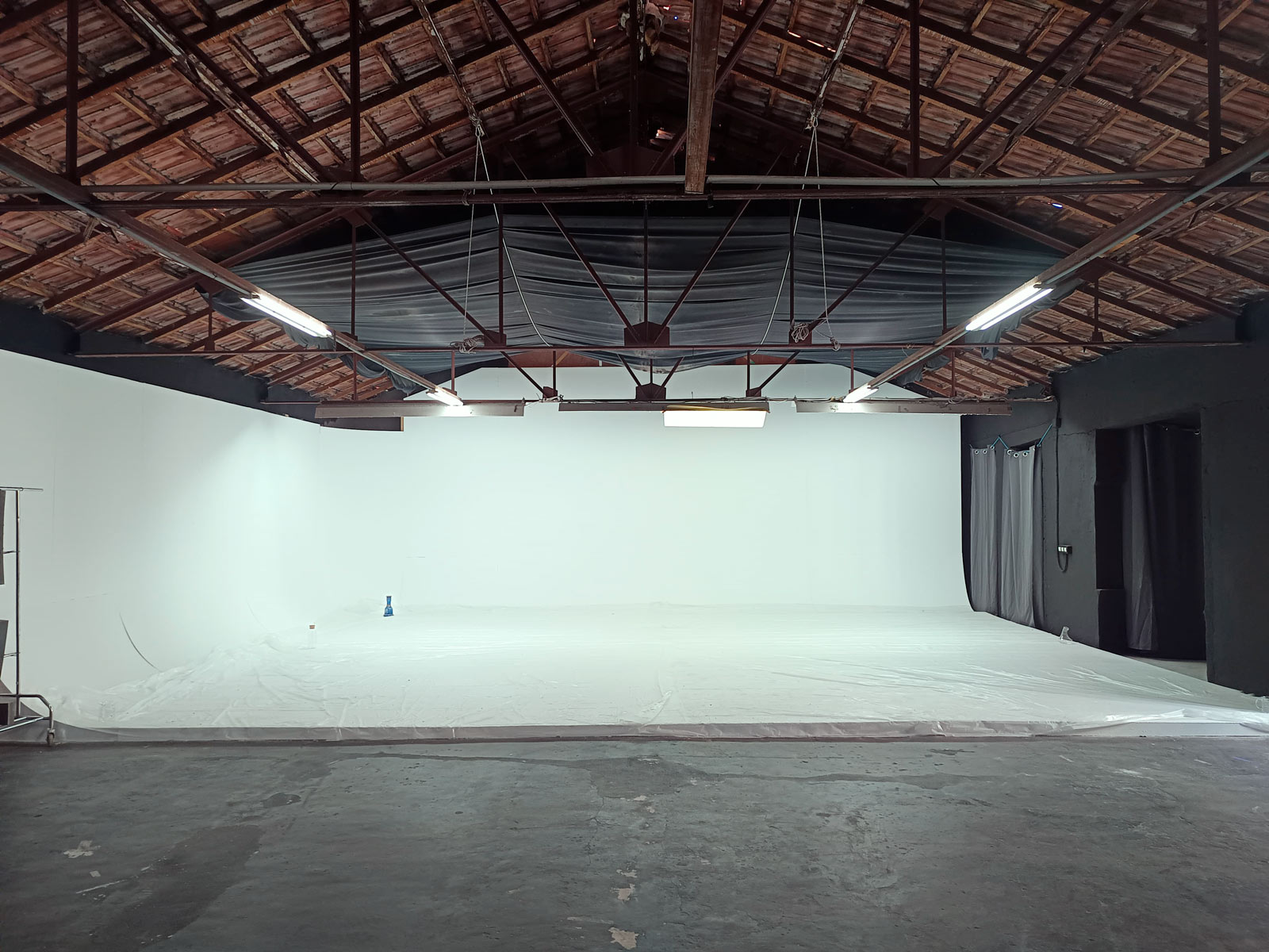 Art department workspace at Murcia Production Service production offices